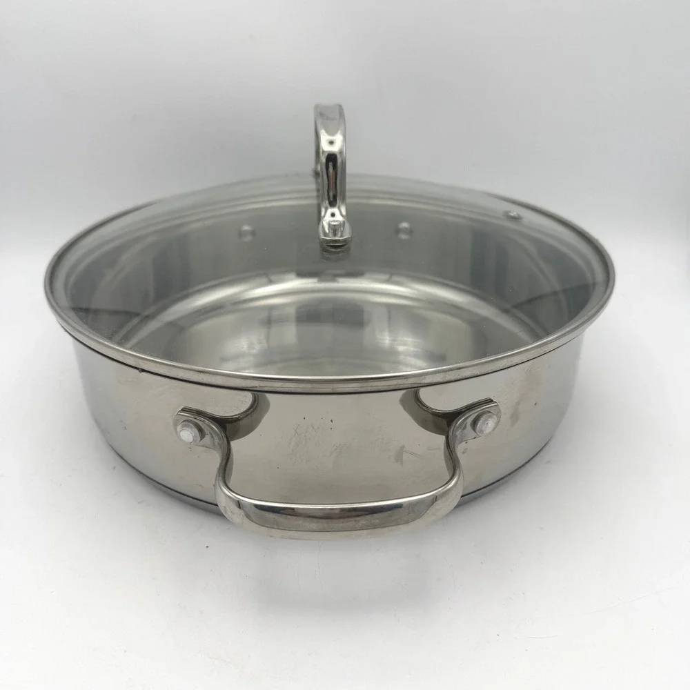 NuWave Precision Induction 3.5QT Stainless Steel Multi-Purpose Pot w/ Glass‎ Lid